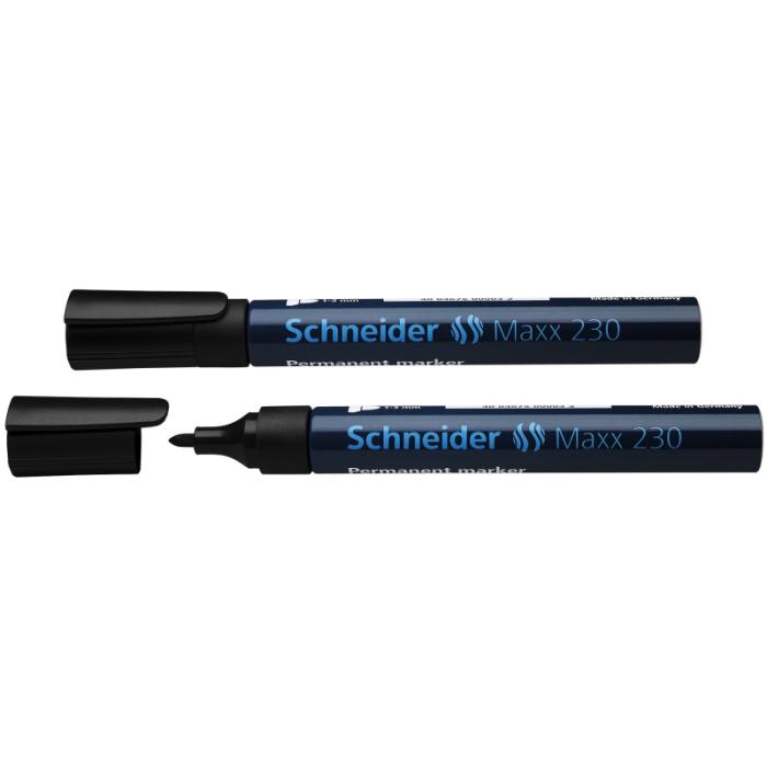 ΜΑΡΚΑΔΟΡΟΙ SCHNEIDER PERMANENT MAXX 230 ΣΤΡΟΓ.ΜΥΤΗ 1-3mm ΜΑΥΡΟ