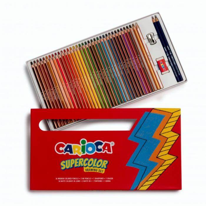 ΚΡΑΓΙΟΝ ΞΥΛINA CARIOCA SUPERCOLOR 40τεμ.