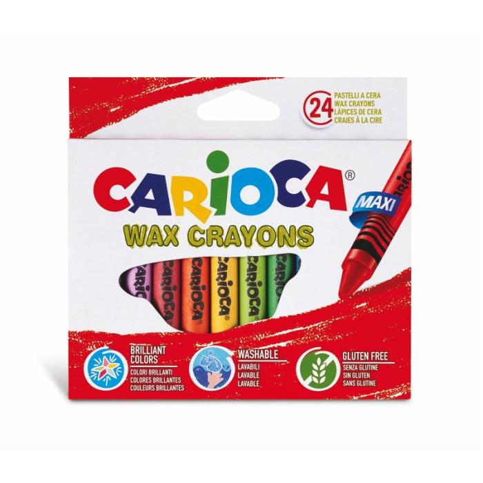 ΚΡΑΓΙΟΝ ΚΕΡΙΝΑ CARIOCA JUMBO 24 χρωμ.