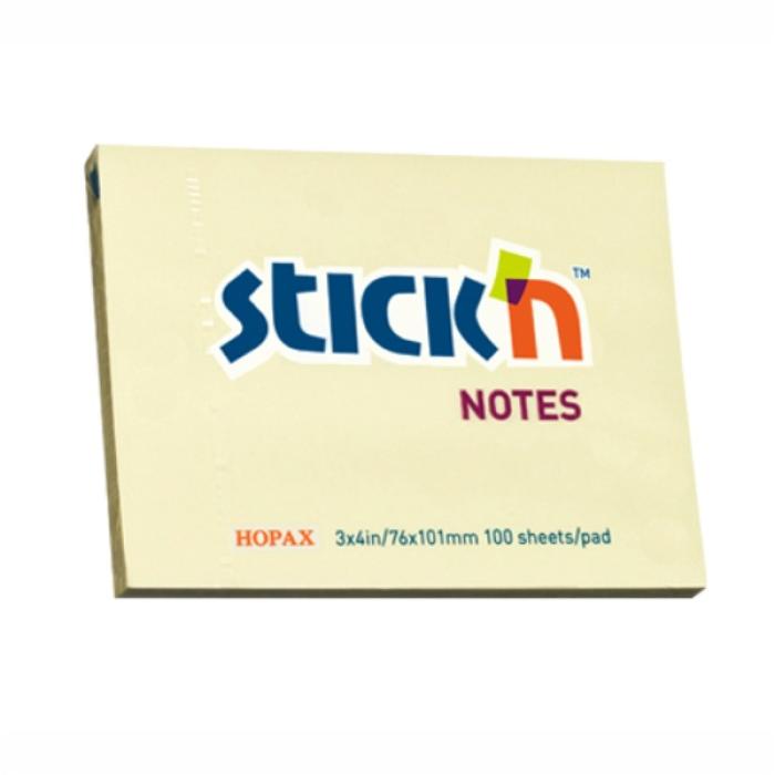 ΧΑΡΤΑΚΙΑ Stick'N ΚΙΤΡΙΝΑ 76Χ101 100Φ