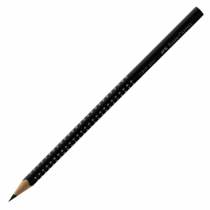 ΜΟΛΥΒΙΑ F.CASTELL GRIP ΣΚΕΤΑ ΜΑΥΡΑ (ΗΒ)