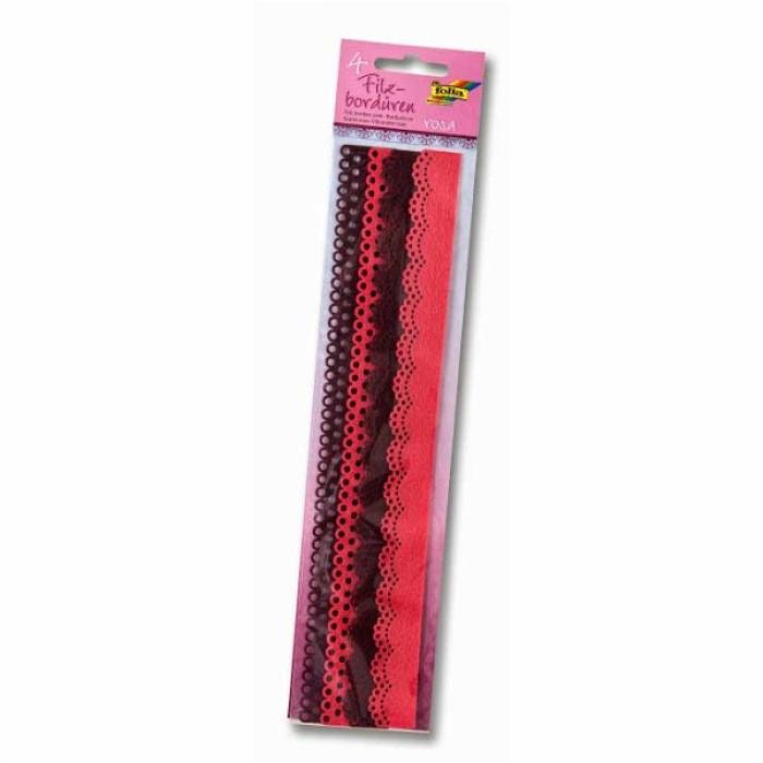 ΔΑΝΤΕΛΑ FOLIA 30cm  ΣΕΤ 4τεμ. ΚΟΚΚΙΝΗ