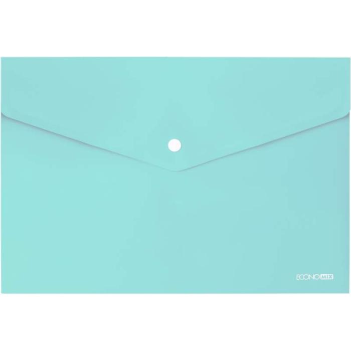 ΦΑΚΕΛΟΣ ΔΙΑΦΑΝΗΣ PP ECONOMIX  ΚΟΥΜΠΙ 24Χ33 PASTEL MINT