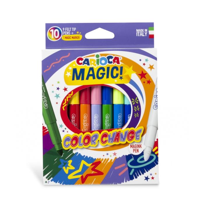 ΜΑΡΚΑΔΟΡΟΙ CARIOCA COLOR CHANGE 9+1