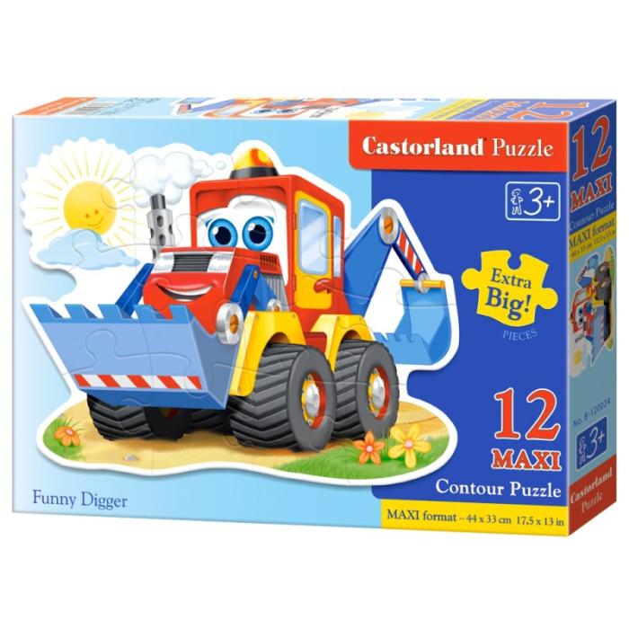 PUZZLE  CASTORLAND 12τεμ. Funny digger (470x330mm)
