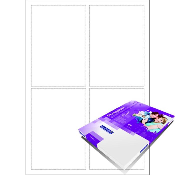 ΧΑΡΤΙ RAYFILM INKJET PHOTO CARD A4/4 90χ130 10φ.