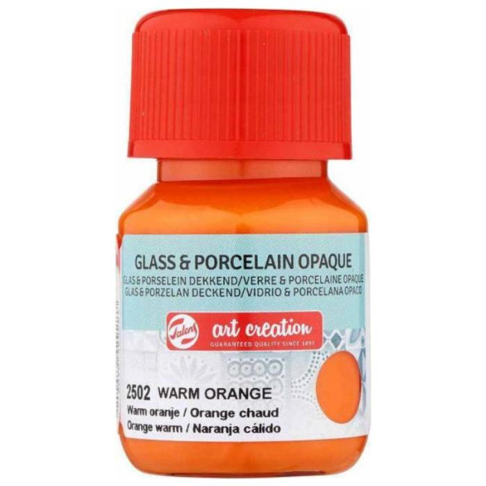 TALENS ART CREATION ΧΡΩΜΑΤΑ OPQ GLASS/PORCELAIN  30ml WARM ORANGE