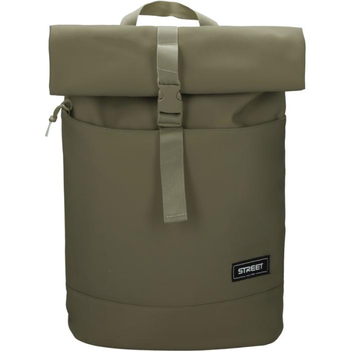 ΤΣΑΝΤΑ BACKPACK FASHION STREET ROLLUP "TORTILLA" 30x12x46cm