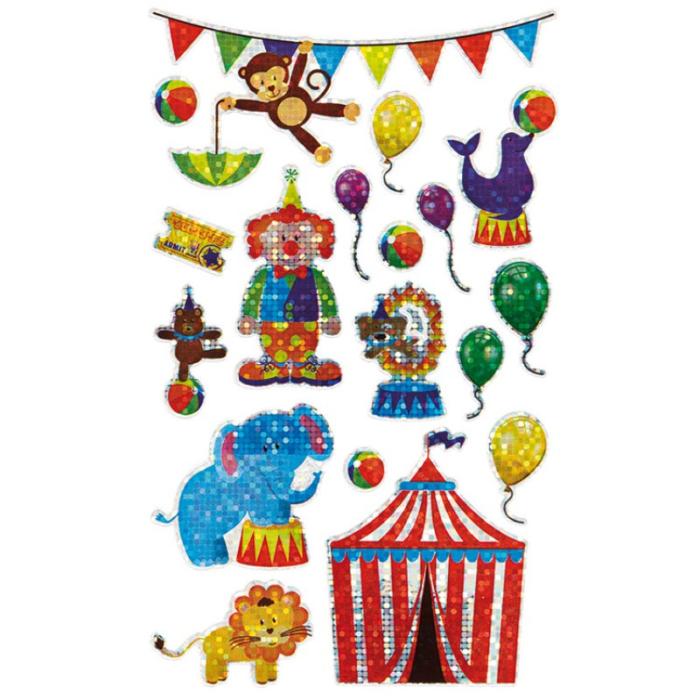 ΑΥΤΟΚΟΛΛΗΤΑ BSB METALIC ΑΠΛΑ CIRCUS (1 φύλλο)