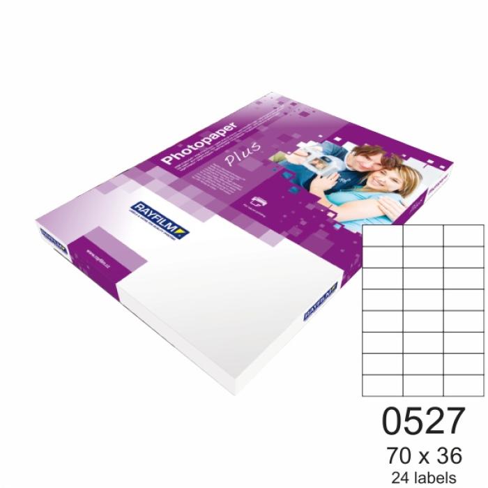 ΕΤΙΚΕΤΕΣ RAYFILM Α4 LASER ΔΙΑΦΑΝΕΙΣ 70Χ36 10φ.