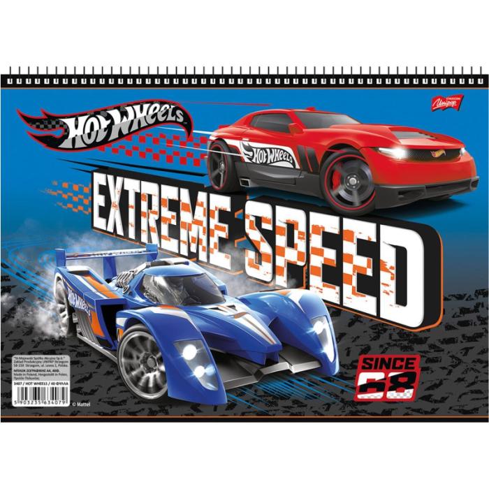 ΜΠΛΟΚ ΖΩΓΡΑΦΙΚΗΣ SALKO Νο 21 Α4 80gr.Φ.40 HOT WHEELS