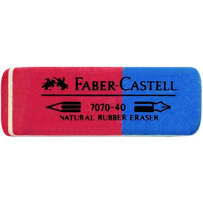 ΓΟΜΕΣ F.CASTELL ΔΙΧΡΩΜΕΣ ΚΟΥΤΙ 40Τ. 7070/40