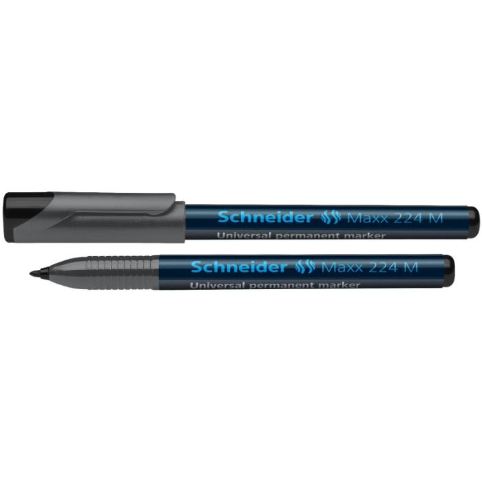 ΜΑΡΚΑΔΟΡΟΙ SCHNEIDER ΔΙΑΦΑΝΕΙΩΝ 1.0mm Μ MAXX 224 PERMANENT ΜΑΥΡΟ