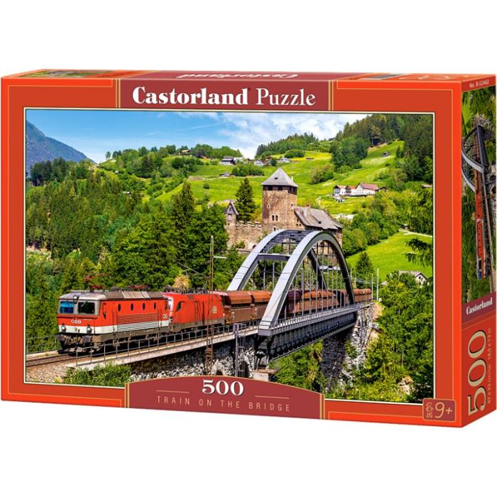 PUZZLE  CASTORLAND 500τεμ. Train on the bridge