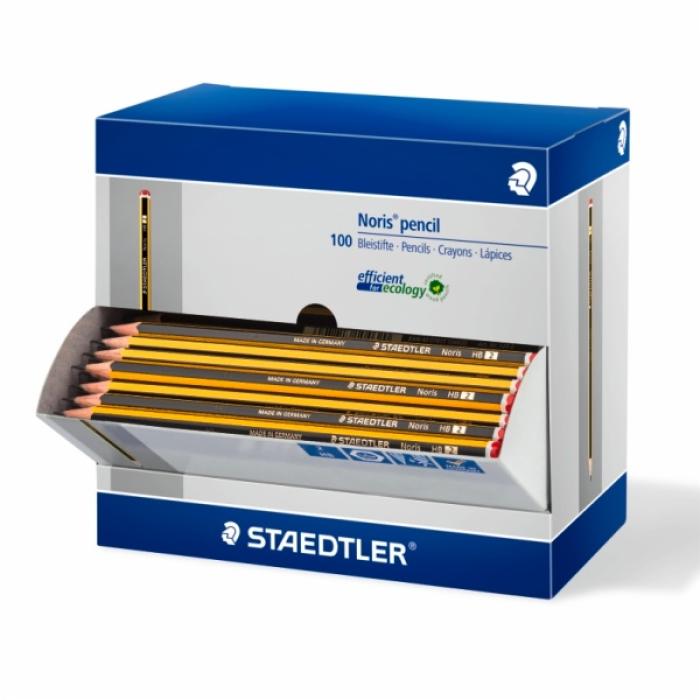 ΜΟΛΥΒΙΑ STAEDTLER NORIS 120 ΧΑΡΤΙΝΗ ΒΑΣΗ  90τεμ.+10τεμ. ΔΩΡΟ