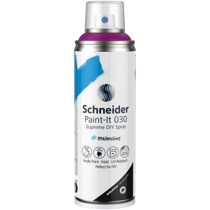 ΧΡΩΜΑΤΑ ΑΚΡΥΛΙΚΑ SCHNEIDER Σπρέι PAINT-IT 030 200ml VIOLET