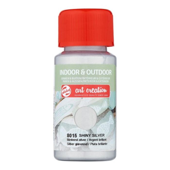 TALENS ART CREATION ΧΡΩΜΑΤΑ INDOOR/OUTDOOR  50ml SHINY SILVER