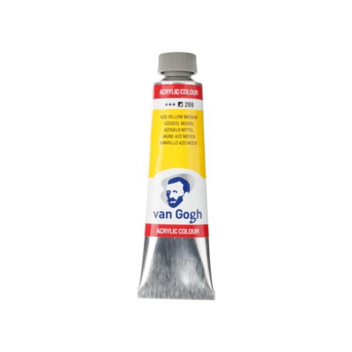 TALENS ΧΡΩΜΑΤΑ ΑΚΡΥΛΙΚΑ 40ml YELLOW MEDIUM No 269