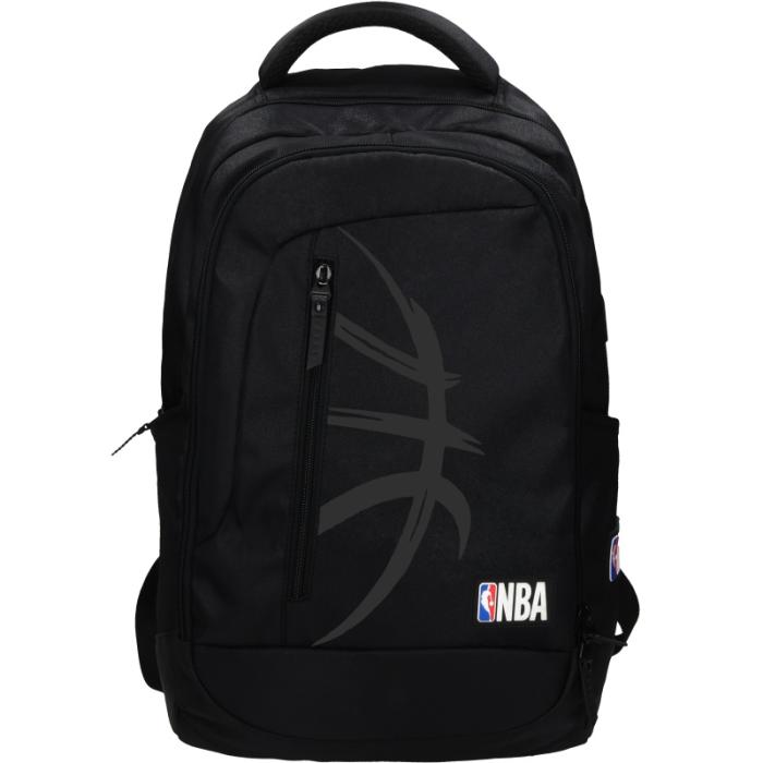 ΤΣΑΝΤΑ ΣΧΟΛΙΚΗ STREET NBA BLACK 33x14x48cm (με ορθοπεδική πλάτη)