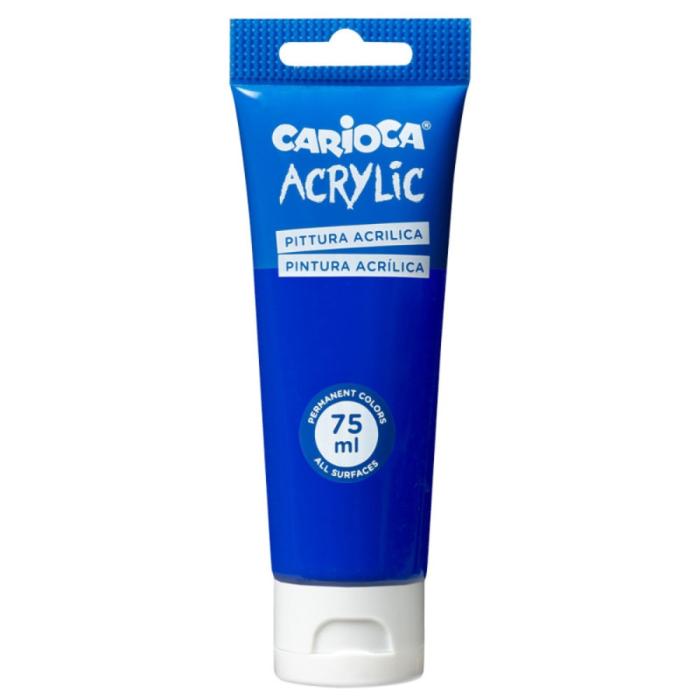 ΧΡΩΜΑΤΑ ΑΚΡΥΛΙΚΑ CARIOCA 75ml DARK BLUE