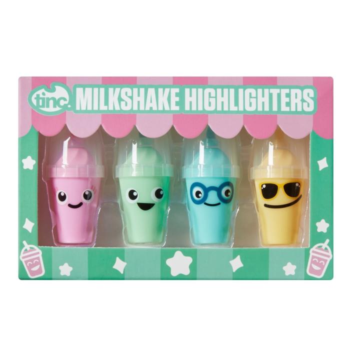 ΜΑΡΚΑΔΟΡΟΙ TINC ΦΩΣΦΟΡΟΥΧΟΙ ΣΕΤ 4 χρωμ. Milkshake