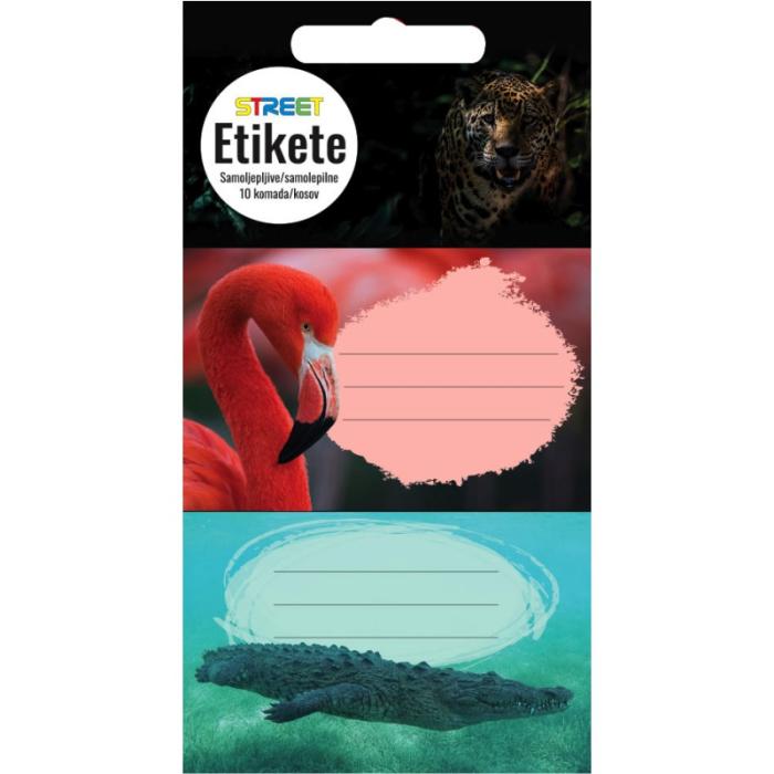 ΕΤΙΚΕΤΕΣ ΣΧΟΛΙΚΕΣ ANIMALS WILD (3 φύλλα) 213289
