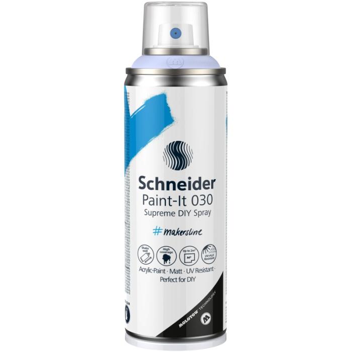 ΧΡΩΜΑΤΑ ΑΚΡΥΛΙΚΑ SCHNEIDER Σπρέι PAINT-IT 030 200ml LIGHT LAVENDER PASTEL