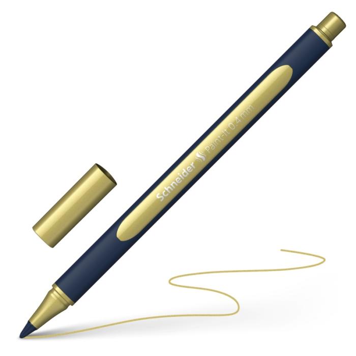 ΜΑΡΚΑΔΟΡΟΙ SCHNEIDER PAINT-IT METALIC 050 ROLLERBALL (0.4mm) GOLD