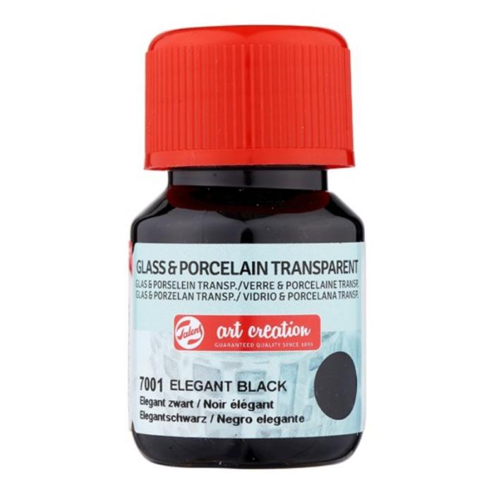 TALENS ART CREATION ΧΡΩΜΑΤΑ TR. GLASS/PORCELAIN  30ml ELEGANT BLACK