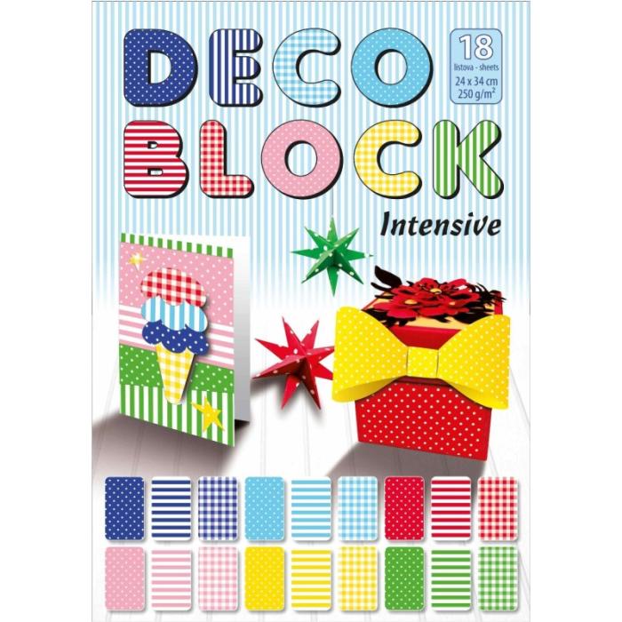 ΜΠΛΟΚ DECO OPTIMUM ΚΑΡΡΩ ΠΟΥΑ ΡΙΓΕ 25x35 18φ 250gr