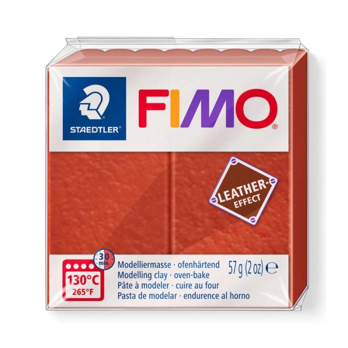 ΠΗΛΟΣ STAEDTLER FIMO EFFECT LEATHER RUST
