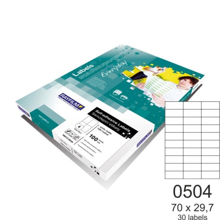 ΕΤΙΚΕΤΕΣ RAYFILM ECO Α4 70x29,7mm 100φ.