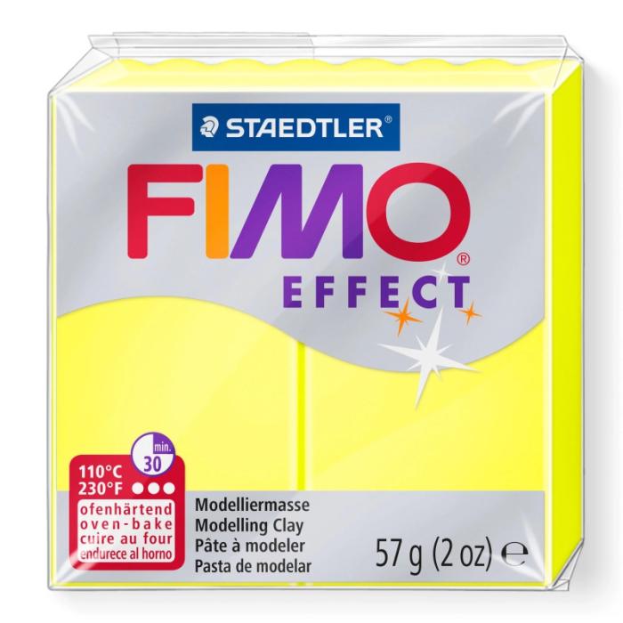 ΠΗΛΟΣ STAEDTLER FIMO EFFECT NEON YELLOW 56 gr.