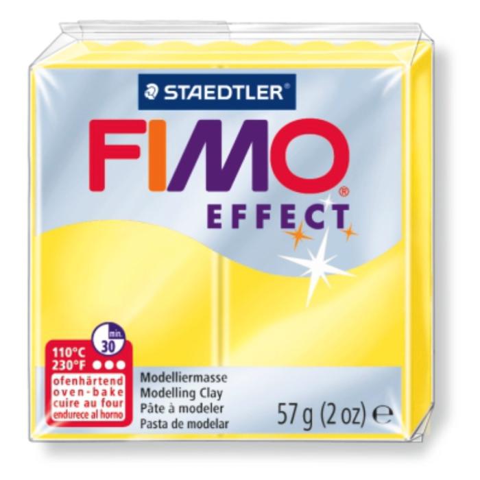 ΠΗΛΟΣ STAEDTLER FIMO EFFECT TRANSLUCEN YELLOW 56 gr.