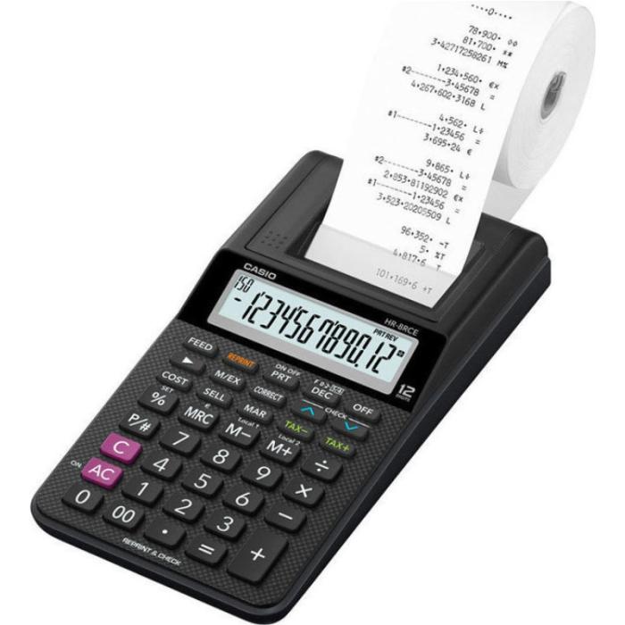 ΚΟΜΠΙΟΥΤΕΡ CASIO ΑΡΙΘΜΟΜΗΧΑΝΗ HR-8RCE (12 ψηφία)