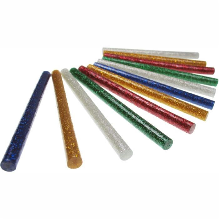 ΡΑΒΔΟΙ ΣΙΛΙΚΟΝΗΣ GLITTER 10cm ΣΕΤ 12τεμ.