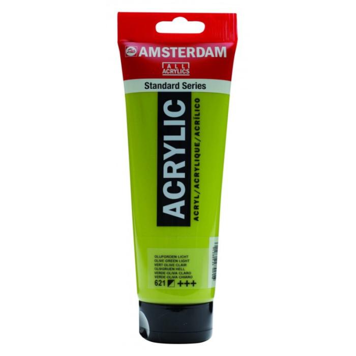 TALENS ΧΡΩΜΑΤΑ ΑΚΡΥΛΙΚΑ AMSTERDAM 120ml OLIVE GREEN LT N.621
