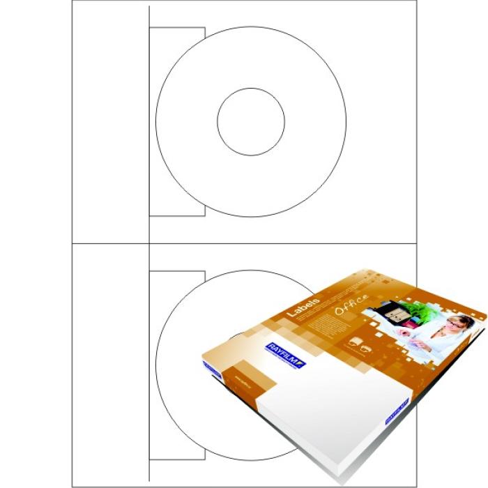 ΕΤΙΚΕΤΕΣ RAYFILM Α4 INKJET ΓΙΑ CD GLOSSY 50φ.