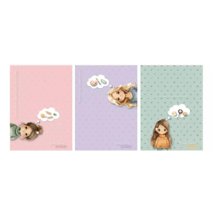 ΤΕΤΡΑΔΙΑ ΡΙΓΕ STREET LOVELY LETTERS A5 54φυλ. (80gr)