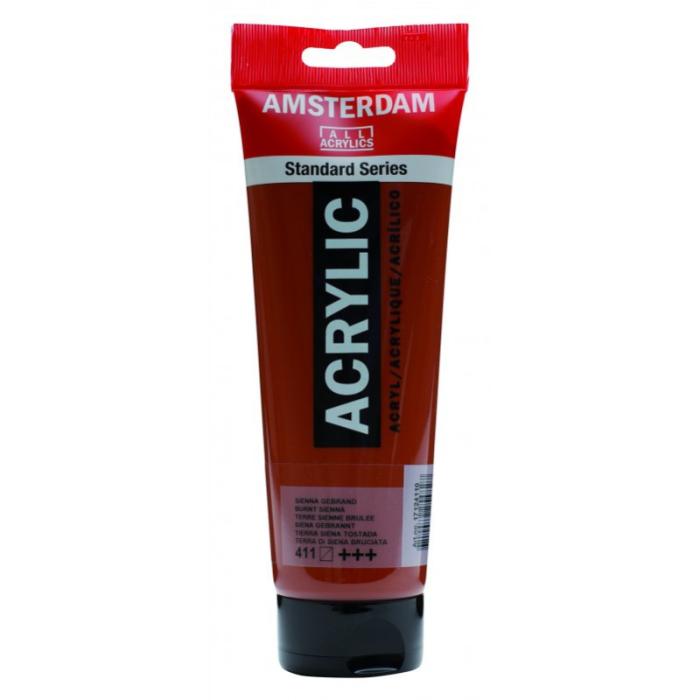 TALENS ΧΡΩΜΑΤΑ ΑΚΡΥΛΙΚΑ AMSTERDAM 120ml BURNT SIENNA N.411