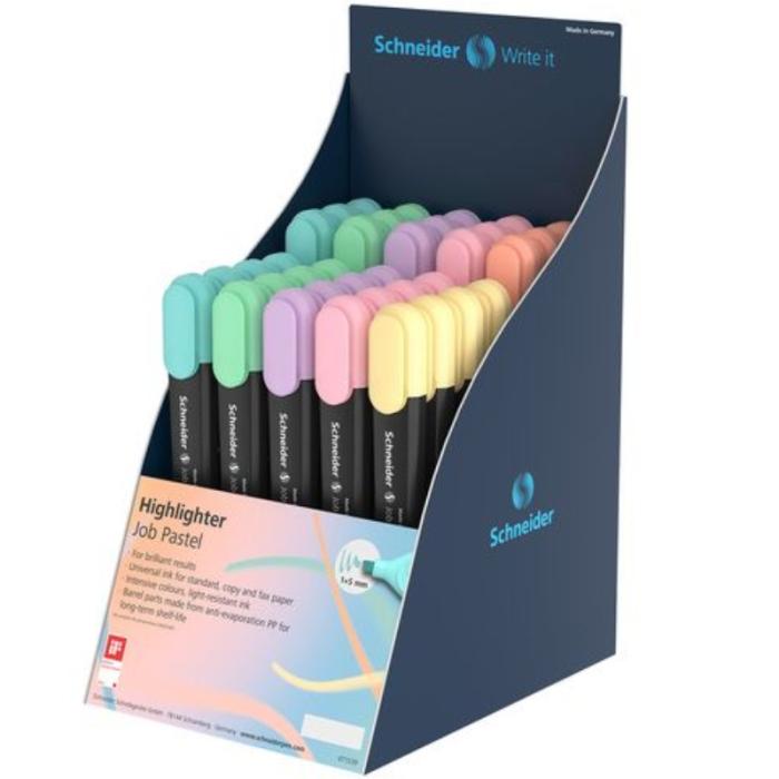 ΒΙΤΡΙΝΑ RACK ΜΑΡΚΑΔΟΡΟΙ SCHNEIDER JOB ΥΠΟΓΡΑΜΜΙΣΗΣ PASTEL (stand 35τεμ.)
