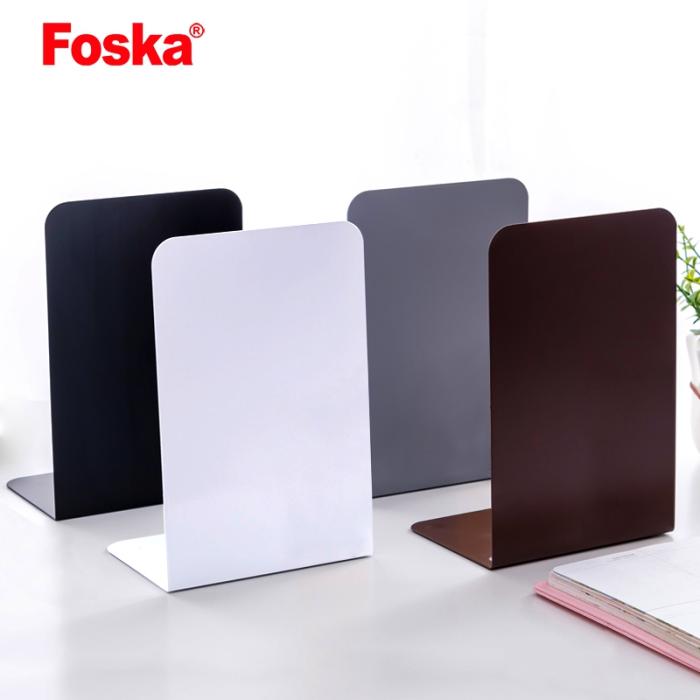 ΓΩΝΙΕΣ ΒΙΒΛΙΩΝ FOSKA ΜΕΤΑΛΛΙΚΕΣ ΣΕΤ 2ΤΕΜ. 21cm