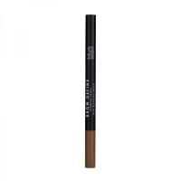 MUA Brow Define Eyebrow Pencil - With Blending Brush - Mid Brown