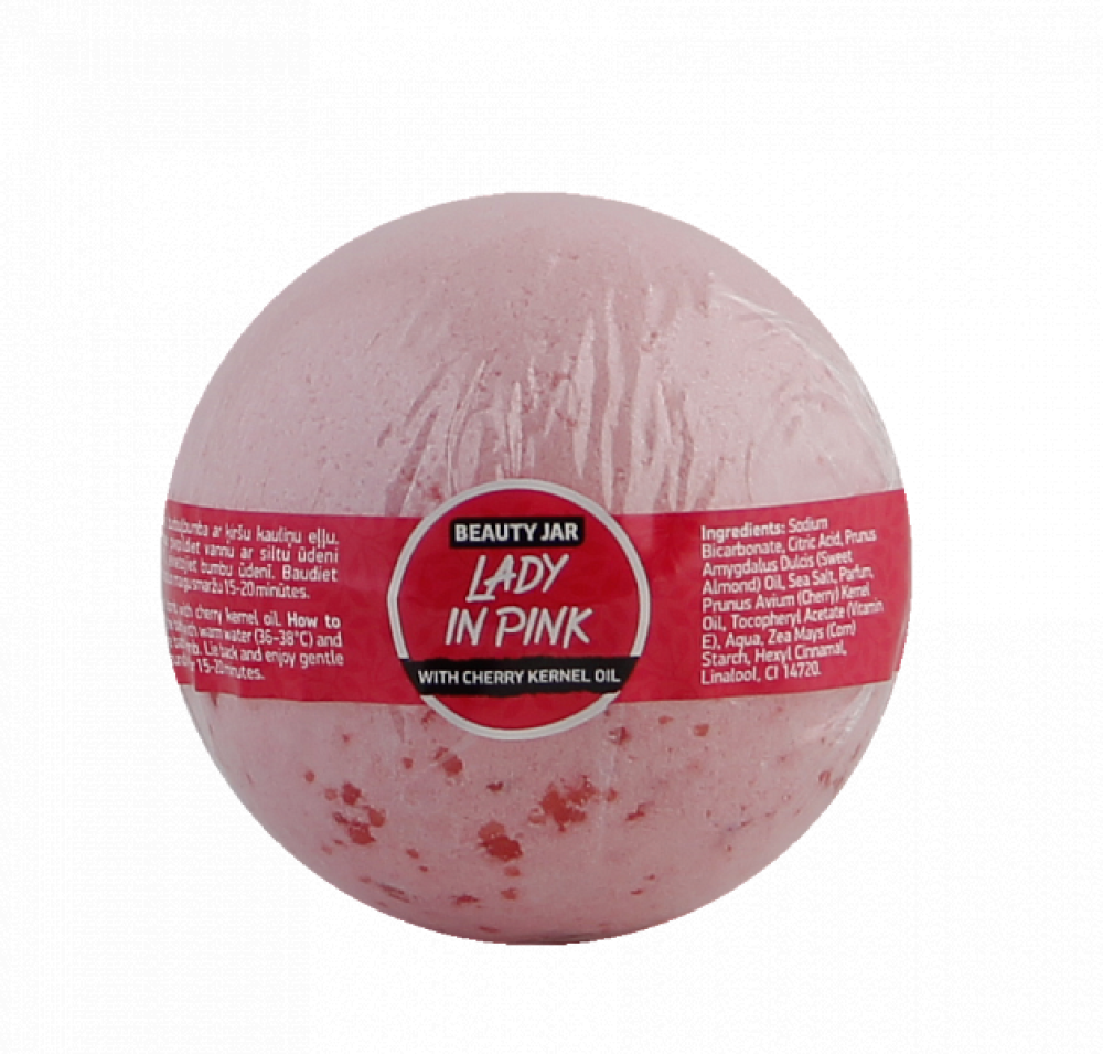 Beauty Jar “LADY IN PINK” bath bomb