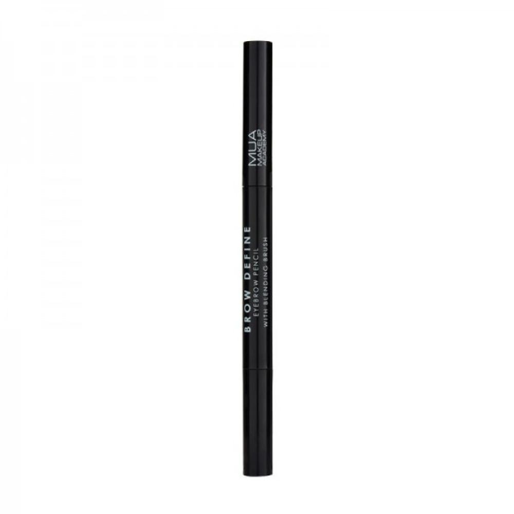 MUA Brow Define Eyebrow Pencil - With Blending Brush - Black