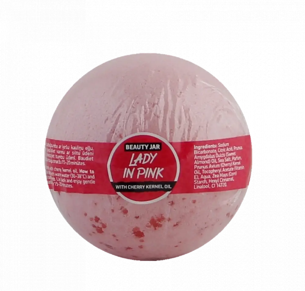 Beauty Jar “LADY IN PINK” bath bomb