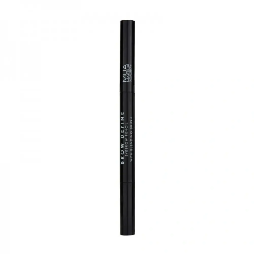 MUA Brow Define Eyebrow Pencil - With Blending Brush - Black