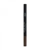 MUA Brow Define Eyebrow Pencil - With Blending Brush - Dark Brown