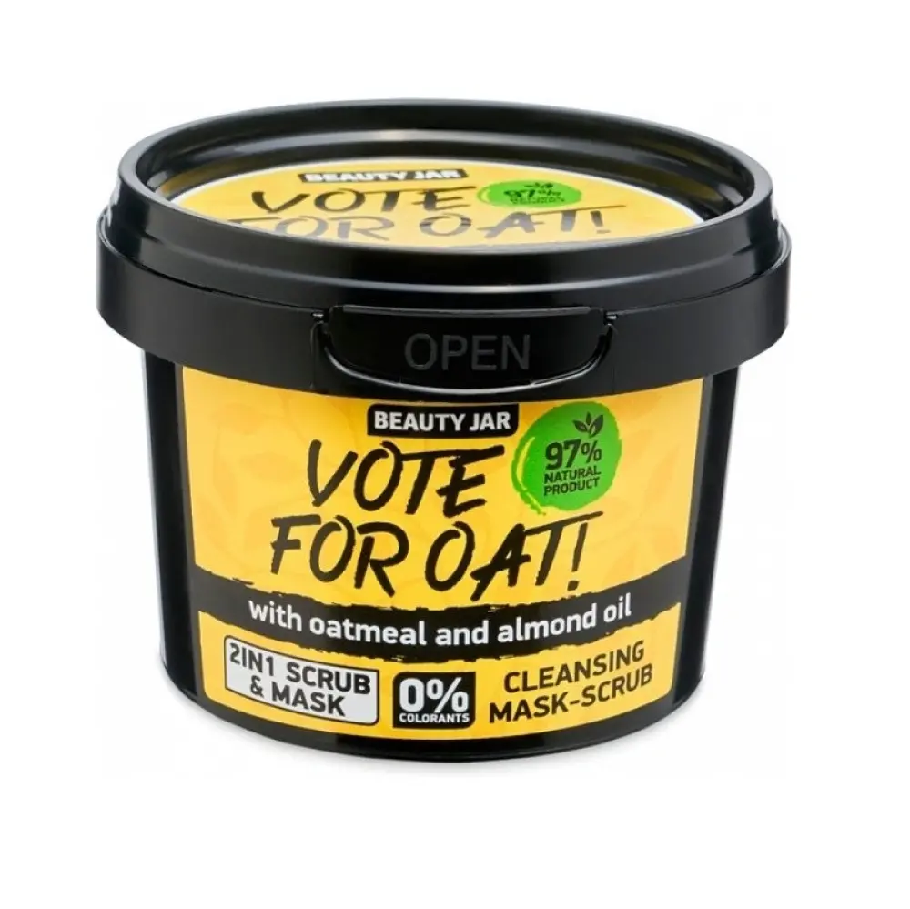 Beauty Jar “VOTE FOR OAT!” Μάσκα/Scrub προσώπου