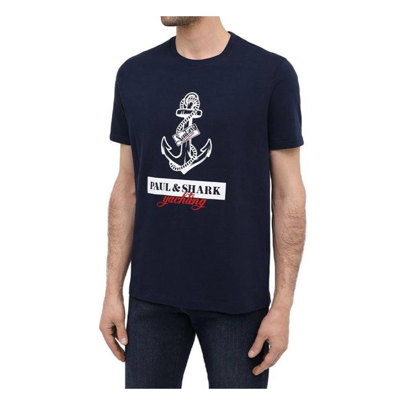 Men’s Organic Cotton T-Shirt - 21411081 - PAUL & SHARK